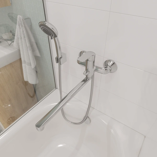 Универсальный смеситель DIWO Тула TU-03cr фото в интернет-магазине «Wasser-Haus.ru»