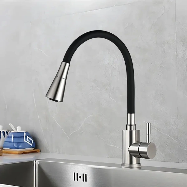 Смеситель для кухни BOCH MANN Mia BN BM10420 матовый никель фото в интернет-магазине «Wasser-Haus.ru»