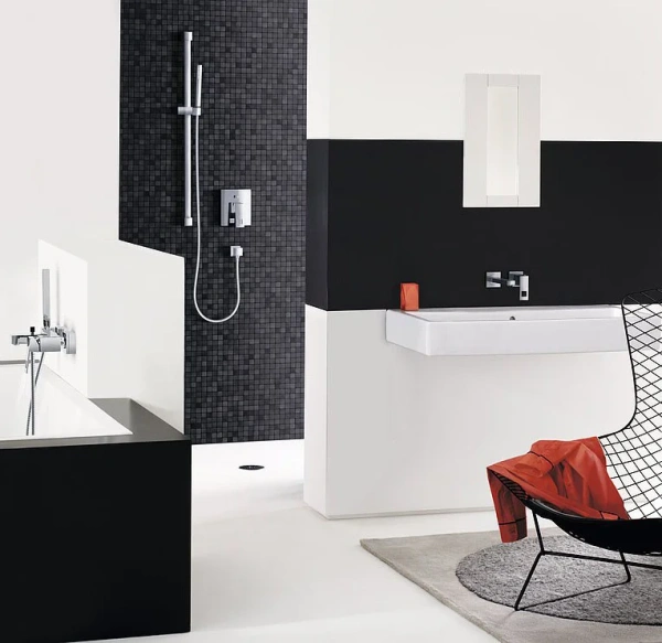 Смеситель для раковины Grohe Eurocube 19895000 С ВНУТРЕННЕЙ ЧАСТЬЮ фото в интернет-магазине «Wasser-Haus.ru»