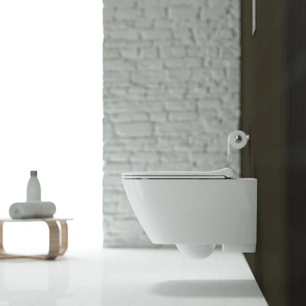 Унитаз подвесной Geberit Smyle Square 500.685.01.1 с микролифтом фото в интернет-магазине «Wasser-Haus.ru»