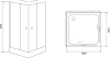 Душевой уголок Timo TL-9002 Fabric Glass с поддоном фото в интернет-магазине «Wasser-Haus.ru»