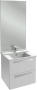 Мебель для ванной Jacob Delafon Struktura 60 белый блестящий, 2 ящика фото в интернет-магазине «Wasser-Haus.ru»