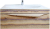 Тумба с раковиной Clarberg Папирус Вуд Т10/W светлое дерево фото в интернет-магазине «Wasser-Haus.ru»