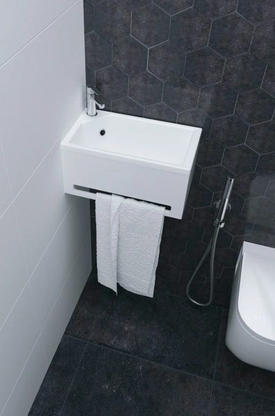 Тумба с раковиной 1MarKa Tiny XS mini L фото в интернет-магазине «Wasser-Haus.ru»
