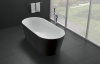 Акриловая ванна BelBagno BB71-1800-NERO-W0 180x80 белый глянец/чёрная матовая фото в интернет-магазине «Wasser-Haus.ru»