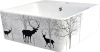 Раковина Bronze de Luxe Deer 1060BD черная фото в интернет-магазине «Wasser-Haus.ru»