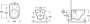 Комплект Унитаз подвесной Jacob Delafon Struktura EDF102-00 с крышкой-сиденье + Инсталляция Ideal Standard ProSys 120P R027767 + Кнопка смыва Ideal Standard ProSys Oleas R0124AA хром фото в интернет-магазине «Wasser-Haus.ru»