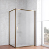 Душевой уголок Vegas Glass ZP+ZPV 120*90 05 10 профиль бронза, стекло сатин фото в интернет-магазине «Wasser-Haus.ru»