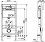 Комплект TECE Now V04 9400413.WC1 кнопка белая фото в интернет-магазине «Wasser-Haus.ru»