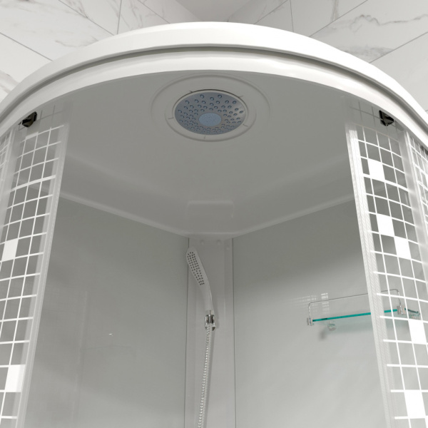 Душевая кабина Triton Мозаика 90*90 А (ДН4) фото в интернет-магазине «Wasser-Haus.ru»