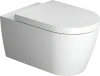 Унитаз подвесной Duravit ME by Starck 45290900A1 с микролифтом фото в интернет-магазине «Wasser-Haus.ru»