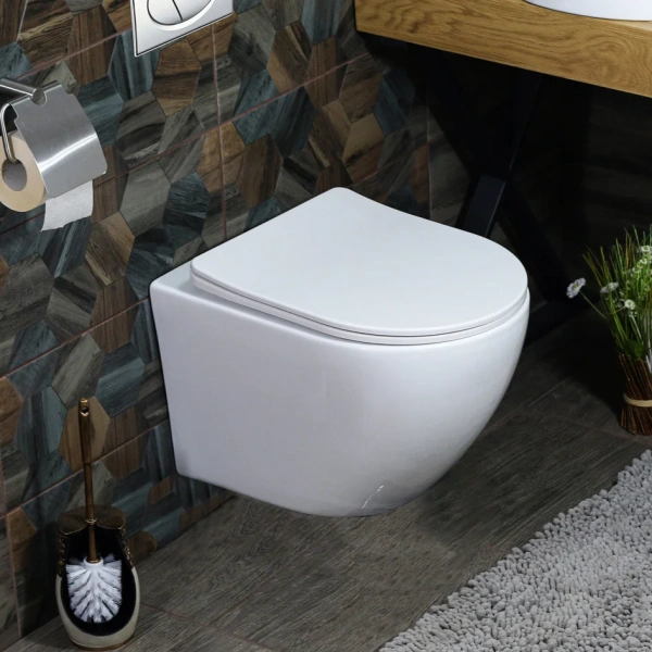 Унитаз подвесной Melana MLN B2342 безободковый фото в интернет-магазине «Wasser-Haus.ru»