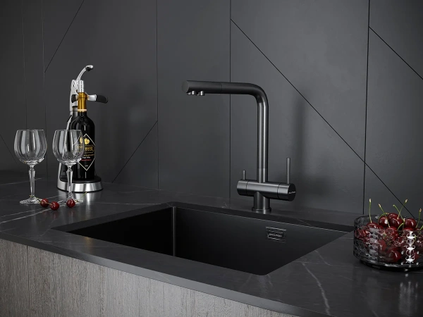 Смеситель для кухни Paulmark Skalen Sk213020-GM фото в интернет-магазине «Wasser-Haus.ru»