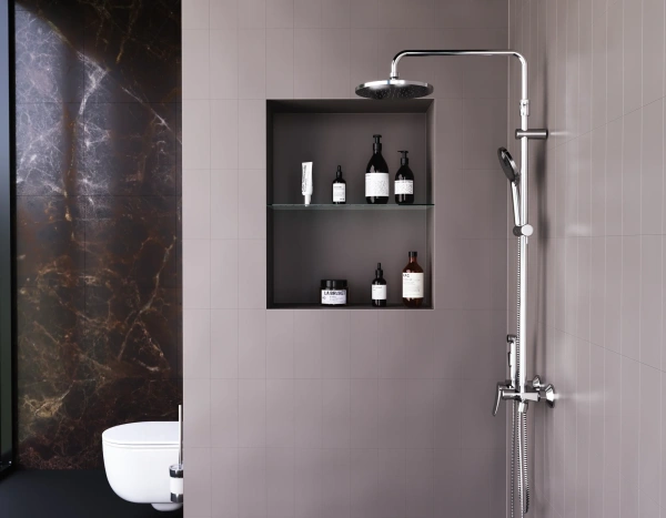 Душевая стойка Damixa Apollo DX220910000 хром фото в интернет-магазине «Wasser-Haus.ru»