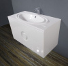 Мебель для ванной BelBagno Onda 100 bianco lucido фото в интернет-магазине «Wasser-Haus.ru»