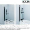Шторка на ванну IDDIS Slide SLI5BS7i90 75х145, профиль матовый черный фото в интернет-магазине «Wasser-Haus.ru»