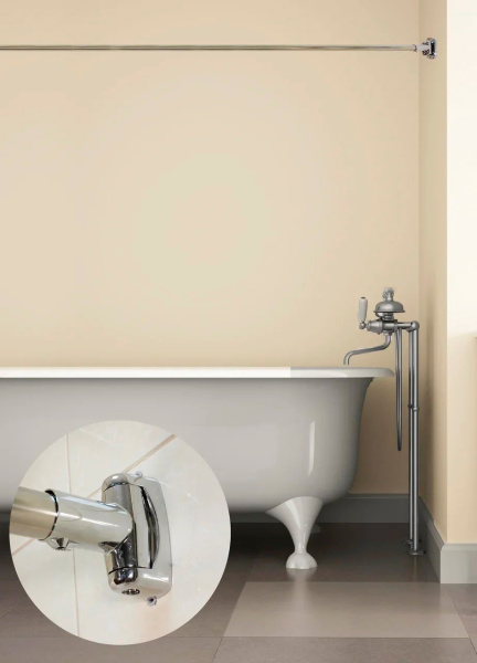 Карниз для ванны GoGo Lux Plus П1700 П2 фото в интернет-магазине «Wasser-Haus.ru»