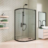 Душевой уголок Kubele DE018RBG-CLN-BLMT-95х80х200 фото в интернет-магазине «Wasser-Haus.ru»