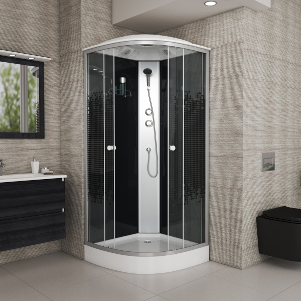 Душевая кабина Niagara NG-4501-08 BLACK фото в интернет-магазине «Wasser-Haus.ru»