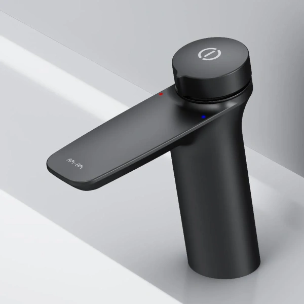 Смеситель для раковины AM.PM Inspire V2.0 F50A02522 черный фото в интернет-магазине «Wasser-Haus.ru»