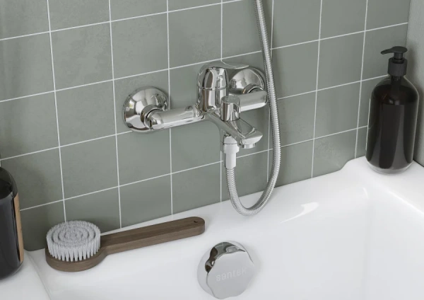 Смеситель для ванны с душем Santek Нико WH5A10005C001 фото в интернет-магазине «Wasser-Haus.ru»
