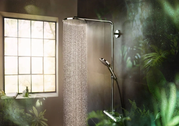 Душевая стойка Hansgrohe Raindance Select S 240 1jet 27633000 Showerpipe, хром фото в интернет-магазине «Wasser-Haus.ru»