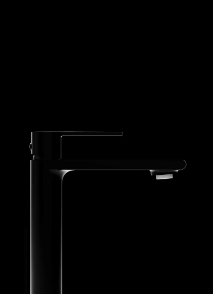 Смеситель для раковины Kaiser Serio 05311-9 матовый черный фото в интернет-магазине «Wasser-Haus.ru»