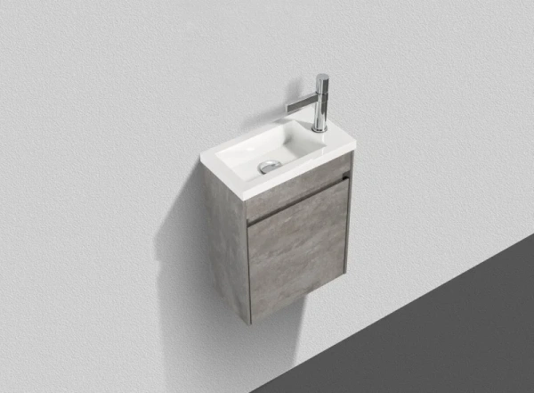 Мебель для ванной BelBagno Pietra Mini 40 L stucco cemento фото в интернет-магазине «Wasser-Haus.ru»