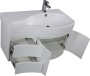 Мебель для ванной Aquanet Сопрано 95 белая R фото в интернет-магазине «Wasser-Haus.ru»