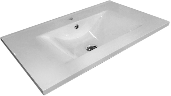 Мебель для ванной Sanvit Кубэ-3 80 белый глянец фото в интернет-магазине «Wasser-Haus.ru»