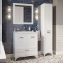 Мебель для ванной Sanflor Ванесса 75 напольная, белая фото в интернет-магазине «Wasser-Haus.ru»