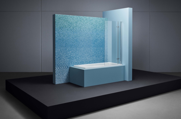 Стальная ванна Bette Ocean 8857-000 PLUS AR 180x80 с антискользящим самоочищающимся покрытием, перелив спереди фото в интернет-магазине «Wasser-Haus.ru»