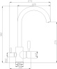 Смеситель Steel Hammer SH 713 INOX для кухонной мойки фото в интернет-магазине «Wasser-Haus.ru»