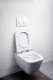 Комплект  Унитаз подвесной Geberit Smyle Square + Система инсталляции для унитазов Geberit Duofix Платтенбау 458.125.11.1 4 в 1 с кнопкой смыва фото в интернет-магазине «Wasser-Haus.ru»