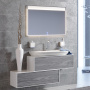 Мебель для ванной Aqwella 5 stars Genesis 100 миллениум серый фото в интернет-магазине «Wasser-Haus.ru»
