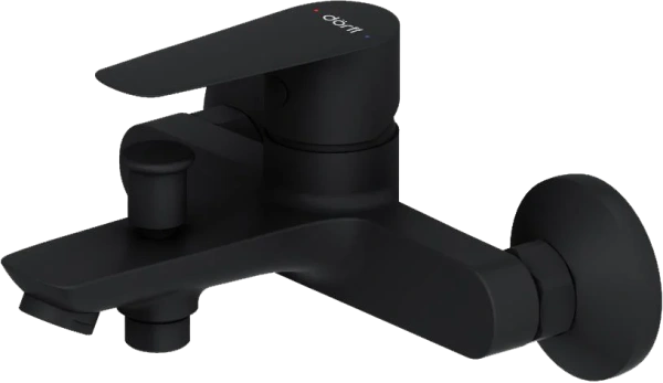 Душевой комплект Смеситель Dorff Prime new D4011022 + Стойка Comfort D0708000BL фото в интернет-магазине «Wasser-Haus.ru»