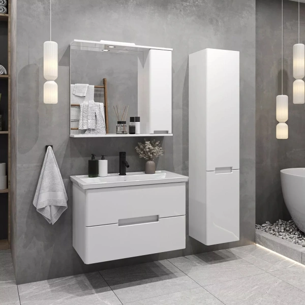 Мебель для ванной SanStar Ориана 80 подвесная фото в интернет-магазине «Wasser-Haus.ru»