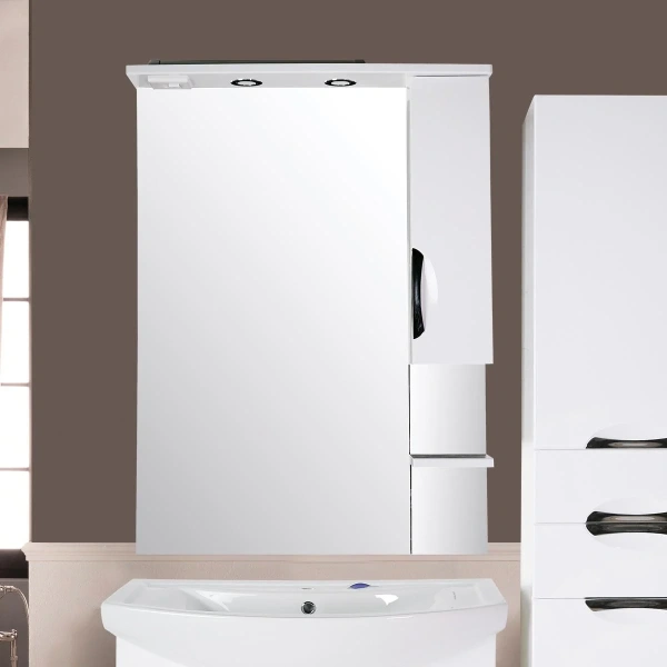 Мебель для ванной ASB-Mebel Мессина 80 с дверками фото в интернет-магазине «Wasser-Haus.ru»
