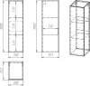 Шкаф Owl 1975 Sjel R фото в интернет-магазине «Wasser-Haus.ru»