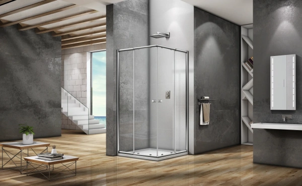 Душевой уголок Good Door Lira CR-100-C-CH 100x100 см фото в интернет-магазине «Wasser-Haus.ru»