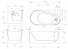 Акриловая ванна ABBER AB9496-1.5 R фото в интернет-магазине «Wasser-Haus.ru»