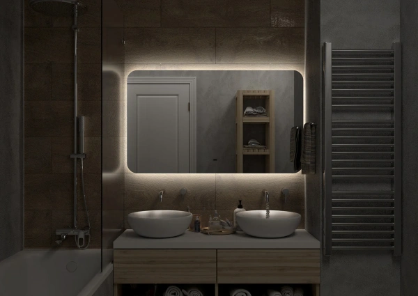 Зеркало Misty Адхил 120 LED, сенсорное фото в интернет-магазине «Wasser-Haus.ru»