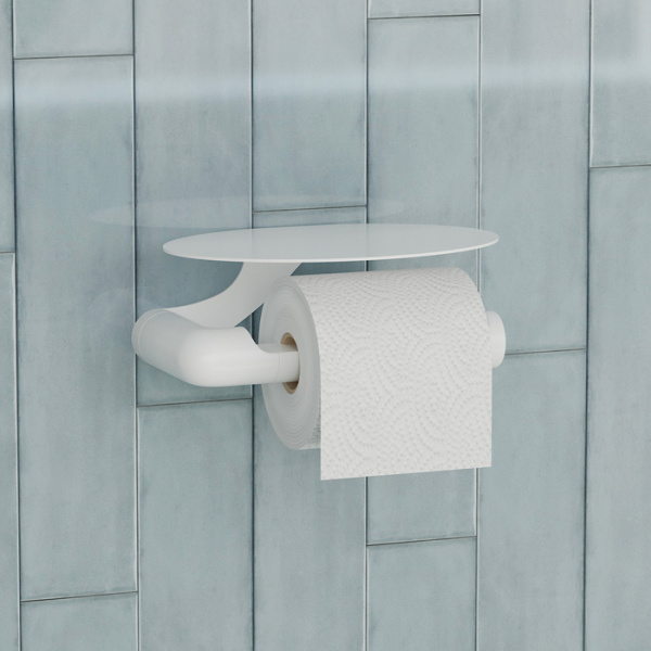 Держатель туалетной бумаги IDDIS Noa NOAWT00i43 белый матовый фото в интернет-магазине «Wasser-Haus.ru»