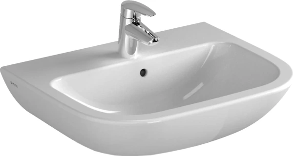 Раковина VitrA S20 5502B003 с полупьедесталом фото в интернет-магазине «Wasser-Haus.ru»