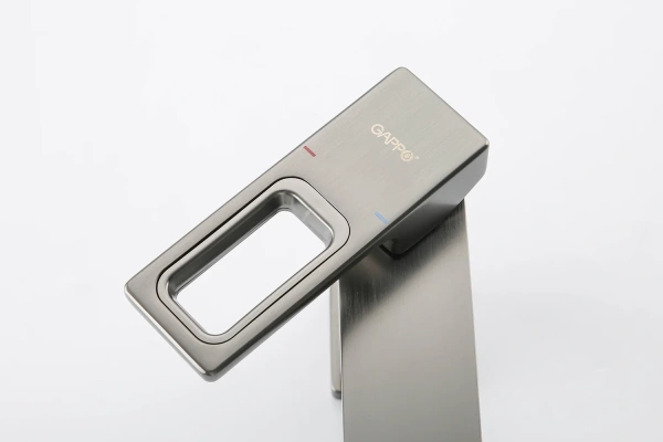 Смеситель для раковины Gappo G17-9 G1017-9 оружейная сталь фото в интернет-магазине «Wasser-Haus.ru»