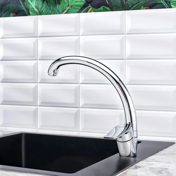 Смеситель для кухни BOOU B8290-10F хром фото в интернет-магазине «Wasser-Haus.ru»