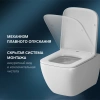 Унитаз подвесной AM.PM Gem C901701SC безободковый, с микролифтом фото в интернет-магазине «Wasser-Haus.ru»