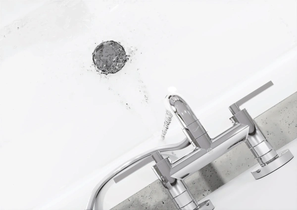 Смеситель для ванны с душем Kludi Nova Fonte Puristic 205400515 хром фото в интернет-магазине «Wasser-Haus.ru»