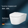 Унитаз подвесной AM.PM Func C8F1701SC безободковый, с микролифтом фото в интернет-магазине «Wasser-Haus.ru»