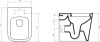 Комплект Унитаз приставной BelBagno Albano BB120CBR + Крышка-сиденье с микролифтом + Смывной бачок скрытого монтажа VitrA 761-1740-01 + Кнопка смыва сталь фото в интернет-магазине «Wasser-Haus.ru»